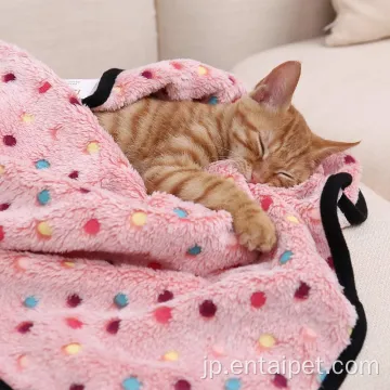 子犬の毛布猫＆ドッグスローフリースソフト